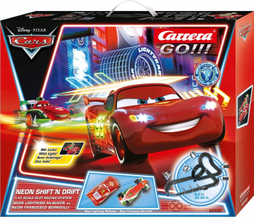 Carrera GO!!! 62332 Carrera Disney / Pixar Cars Neon Shift'n Drift Slotcar McAueen