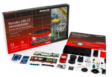 Franzis Mercedes AMG GT3 Coupe 1:43 Adventskalender 2020 Modellauto für Männer Kinder
