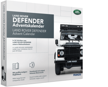 Franzis Land Rover Defender 1:43 Adventskalender 2020 Modellauto für Männer