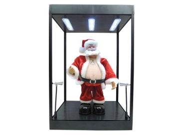 Display Case mit Beleuchtung T9-69926BK Vitrine schwarz für 1:6 Figuren und viel mehr