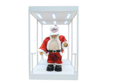 Display Case mit Beleuchtung T9-69926MW Vitrine weiss für 1:6 Figuren und viel mehr