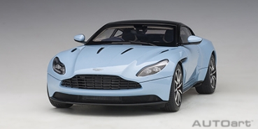 AUTOart ASTON MARTIN DB11 Q FROSTED GLASS BLUE 1:18 70268