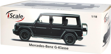 Mercedes-Benz G-Klasse W463 2015 schwarz 1:18 Modelcar limitiertes Modell 1/500 I-Scale