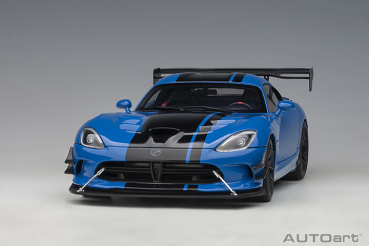 AUTOart Dodge Viper ACR 2017 blau-schwarz 1:18 71733 Modellauto