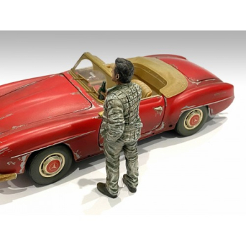 American Diorama 76260 Mechaniker Tom 1:18 Figur 1/1000 limitiert