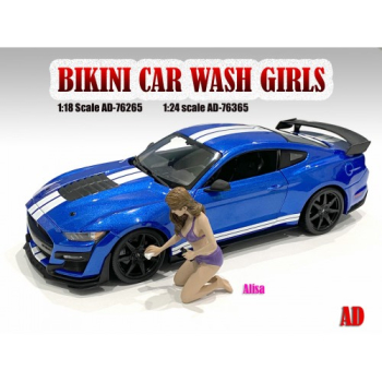 American Diorama 76265 Bikini Car Wash Girl Alisia 1:18 Figur 1/1000 limitiert