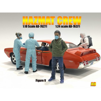 American Diorama 76271 Hazmat Crew V Mann mit Maske 2021 Pandemie 1:18 Figur 1/1000 limitiert