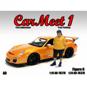 American Diorama 76278 Car Meet 1 Mann mit Capy 1:18 Figur 1/1000 limitiert