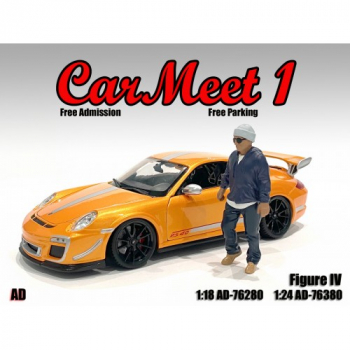 American Diorama 76380 Car Meet 1 Mann mit Sonnenbrille 1:24 Figur 1/1000 limitiert