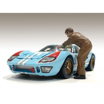 American Diorama 76387 Raceday 1 Mechaniker der putzt 1:24 Figur 1/1000 limitiert