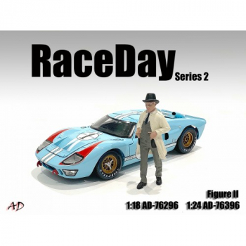 American Diorama 76296 Race Day Mann mit Hut 1:18 Figur 1/1000 limitiert