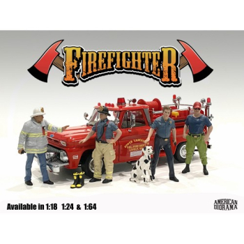 American Diorama 76419 Firefighters Get Ready Feuerwehr Vorbereiter 1:24 Figur 1/1000 limitiert