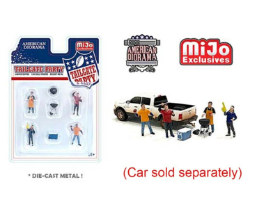 American Diorama 76470 Tailgate Grill Party Figuren Set 1:64 limitiert 1/400