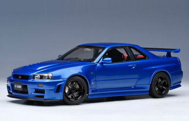 AUTOart Nissan NISMO R34 GT-R Z-TUNE 2005 BAYSIDE BLAU 1:18 77462 Modellauto