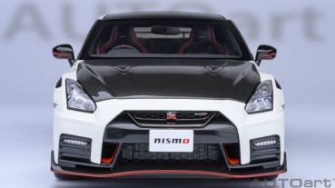 AUTOart Nissan NISMO R35 GT-R 2022 white Carbon 1:18 77501 Modelcar