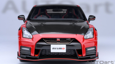 AUTOart Nissan NISMO R35 GT-R 2022 red Carbon 1:18 77502 Modelcar