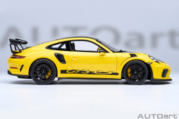 Preview: Porsche 911 991.2 GT3 RS 1:18 Weissach AUTOart 78178 gelb Modellauto
