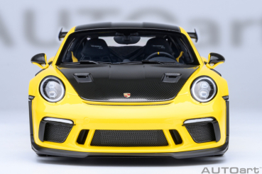 Porsche 911 991.2 GT3 RS 1:18 Weissach AUTOart 78178 gelb Modellauto