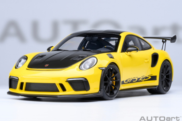 Porsche 911 991.2 GT3 RS 1:18 Weissach AUTOart 78178 gelb Modellauto