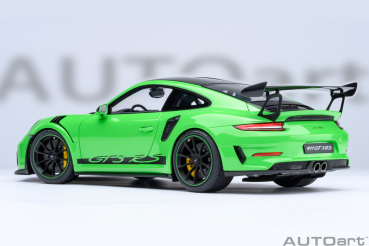 Preview: Porsche 911 991.2 GT3 RS 1:18 Weissach AUTOart 78178 grün Modellauto