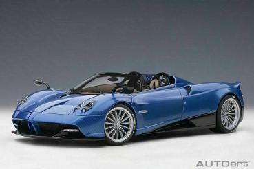 AUTOart 78286 Pagani Huayra Roadstar 2017 blu tricoloe carbon fiber 1:18 Modellauto