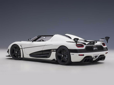 AUTOart 79021 Koenigsegg Agera RS weiss Carbon Black 1:18 Modellauto