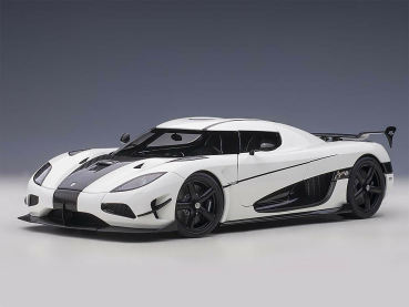 AUTOart 79021 Koenigsegg Agera RS weiss Carbon Black 1:18 Modellauto