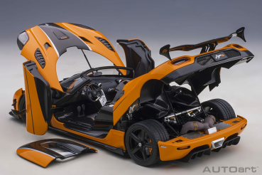 AUTOart 79023 Koenigsegg Agera RS 2015 Orange Carbon Black 1:18 Modellauto