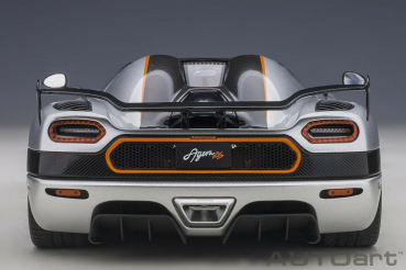 AUTOart 79024 Koenigsegg Agera RS 2015 silber Carbon orange 1:18 Modellauto