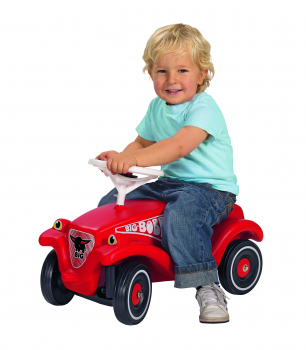 BIG Outdoor Bobby Car Set Classic + Flüsterräder + Schuhschoner Kinderfahrzeug