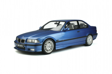 GT-Spirit BMW M3 E36 3.2L Coupe Estoril blue 1995 Modellauto 1:8 inkl. Vitrine limitiert