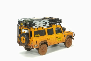 Almost Real 810309 Land Rover Defender 110 Camel Trophy Dirty Version modelcar