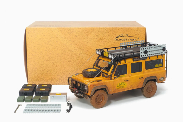 Almost Real 810309 Land Rover Defender 110 Camel Trophy Dirty Version modelcar