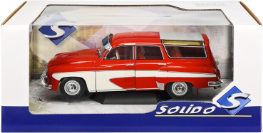 Wartburg 312 Camping red beige 1965-1967 DDR 1:18 modelcar limited edition 1/1000 Solido