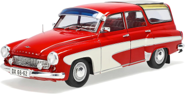 Wartburg 312 Camping red beige 1965-1967 DDR 1:18 modelcar limited edition 1/1000 Solido