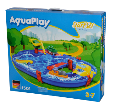 AquaPlay Outdoor Wasser Spielzeug Wasserbahn Starterset 1501