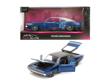 Preview: Dodge Charger Pink Slips 1968 blau 1:24 Jada Toys 9336009314R00 Modellauto
