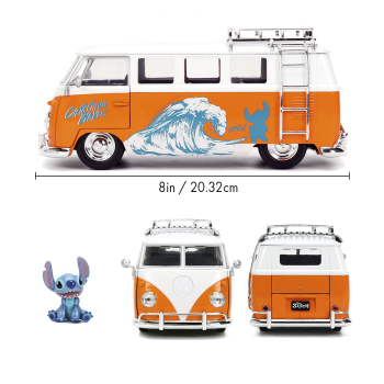 Stitch 1961 VW Bus  orange 1:24 Jada Toys 9336340314R00 modelcar