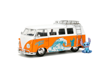 Stitch 1961 VW Bus  orange 1:24 Jada Toys 9336340314R00 modelcar