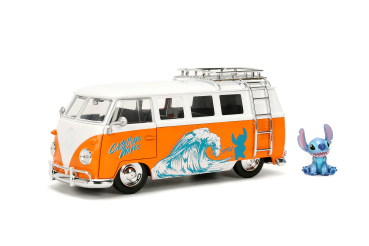 Stitch 1961 VW Bus  orange 1:24 Jada Toys 9336340314R00 modelcar