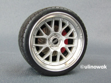 99068-20 Alufelge 1:18 BBS RS GT-Design 20 Zoll Stufenbett uni