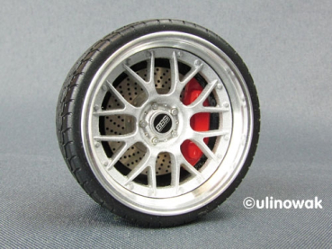 99068-20 Alufelge 1:18 BBS RS GT-Design 20 Zoll Stufenbett uni