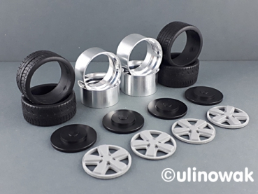 99539-19 Alufelgen 1:18 Fuchs-Design 19 Zoll uni Modellauto Tuning Zubehör