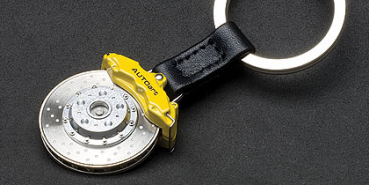 AUTOart Brake Disk Key Chain yellow 40092