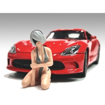 American Diorama 24305 Cosplay Girls Figur #5 Frau mit grauen Haaren 1:24 limitiert 1/1000
