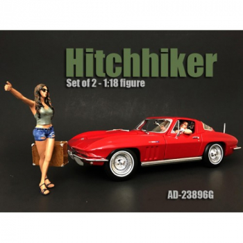 American Diorama 23896G Hitchhiker Figuren Set 1:18 limitiert 1/1000