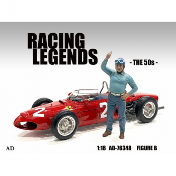 American Diorama 76348 Race Legends 50's Rennfahrer B 1:18 Figur 1/1000 limitiert