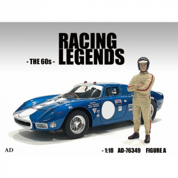 American Diorama 76349 Race Legends 60's Rennfahrer A 1:18 Figur 1/1000 limitiert