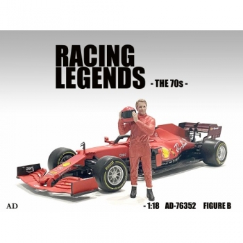 American Diorama 76352 Race Legends 70's Rennfahrer B 1:18 Figur 1/1000 limitiert