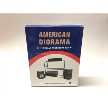 American Diorama 77530 Zubehör - Metall Reifengestell  1:24